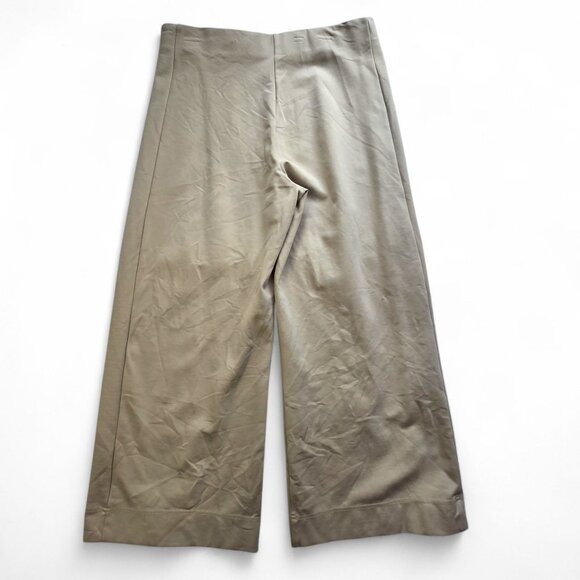 Jones & Co Tan Wide-Leg Pants XL Heavy Knit Elastic Waist - Picture 4 of 8